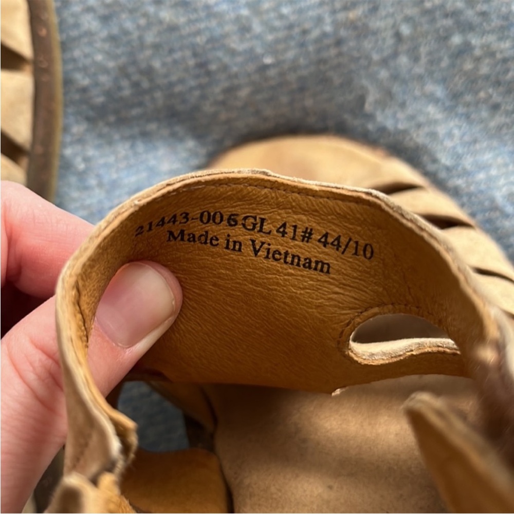 Camper Tan Leather Gladiator Sandals - Picture 5 of 7